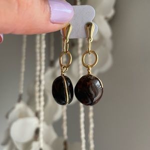 Genuine Natural Agate Earrings